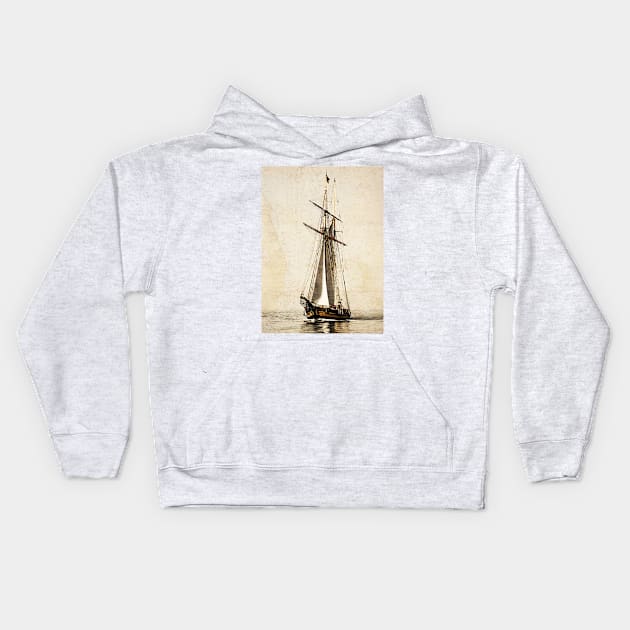 Sail Away Kids Hoodie by tgass